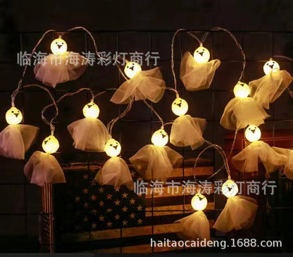 Halloween pendant LED Halloween light string pumpkin light