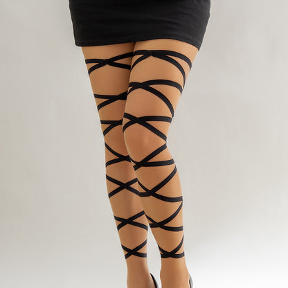 Elastic strap leg ring