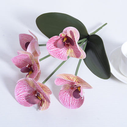 5 Phalaenopsis Orchid Bunch Artificial Flowers