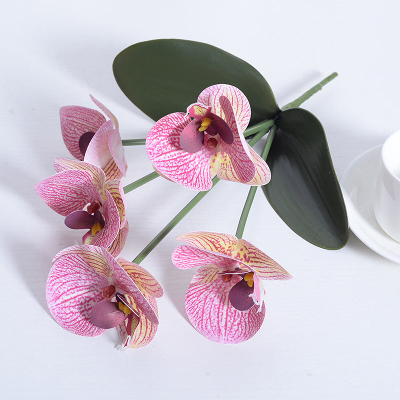 5 Phalaenopsis Orchid Bunch Artificial Flowers
