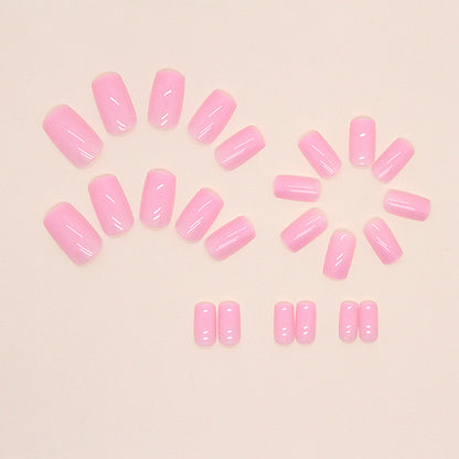 Sweet Pink Square Nails