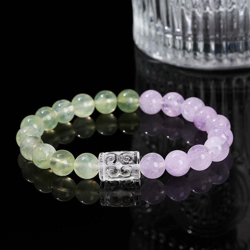 5A natural purple jade grape stone bracelet