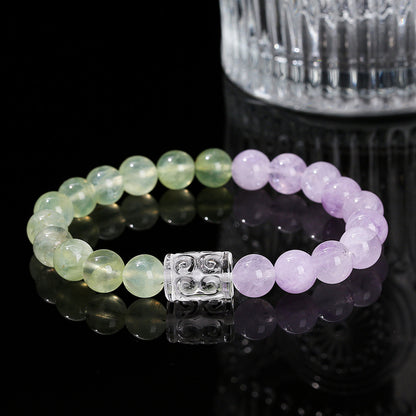 5A natural purple jade grape stone bracelet