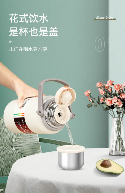 316 Stainless Steel Sports Water Bottle with Handle