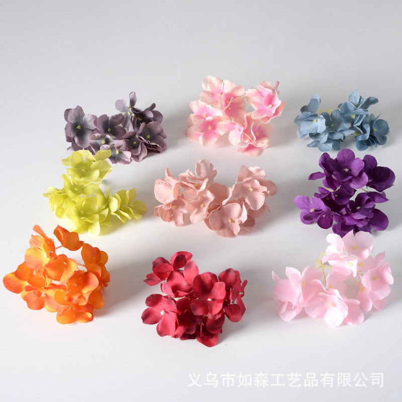 DIY hydrangea artificial flower petals