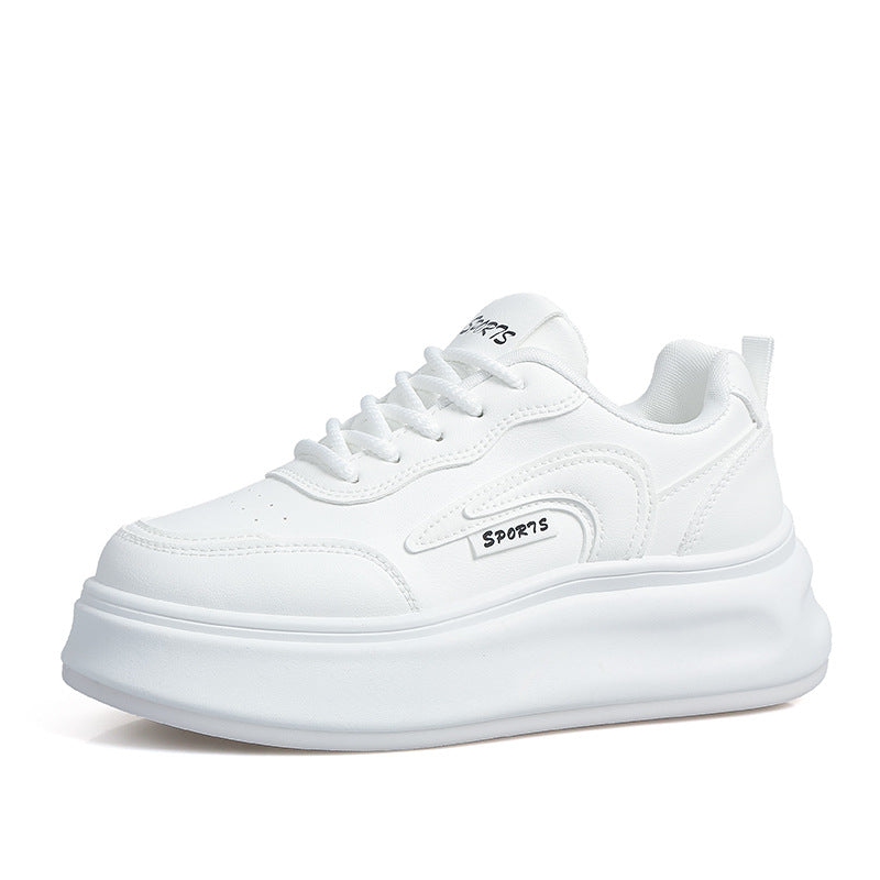 Casual Korean style thick-soled height-increasing sports shoes