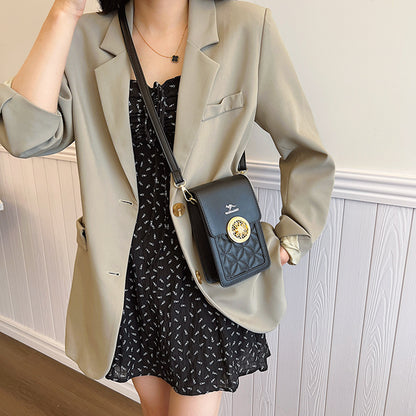 Versatile mobile phone bag shoulder small square bag