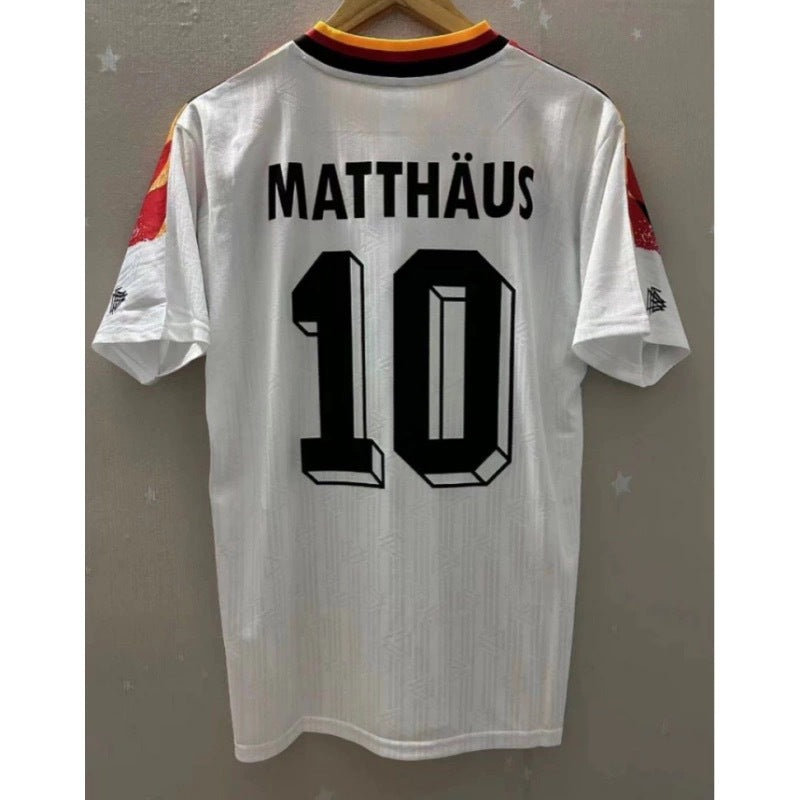 90/94 Germany Home 18 Klinsmann 10 Matth?us Classic Retro Jersey
