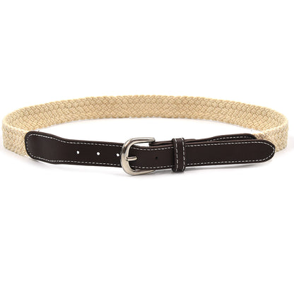 Casual woven belt