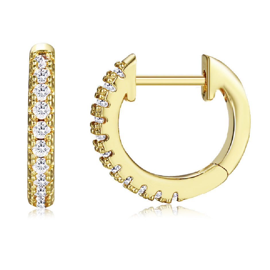 Brass 18K plated fashion earrings for women