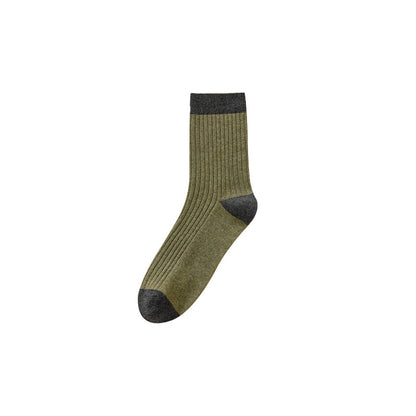Calcetines de algodón antiolor gruesos para hombre de primavera y otoño 