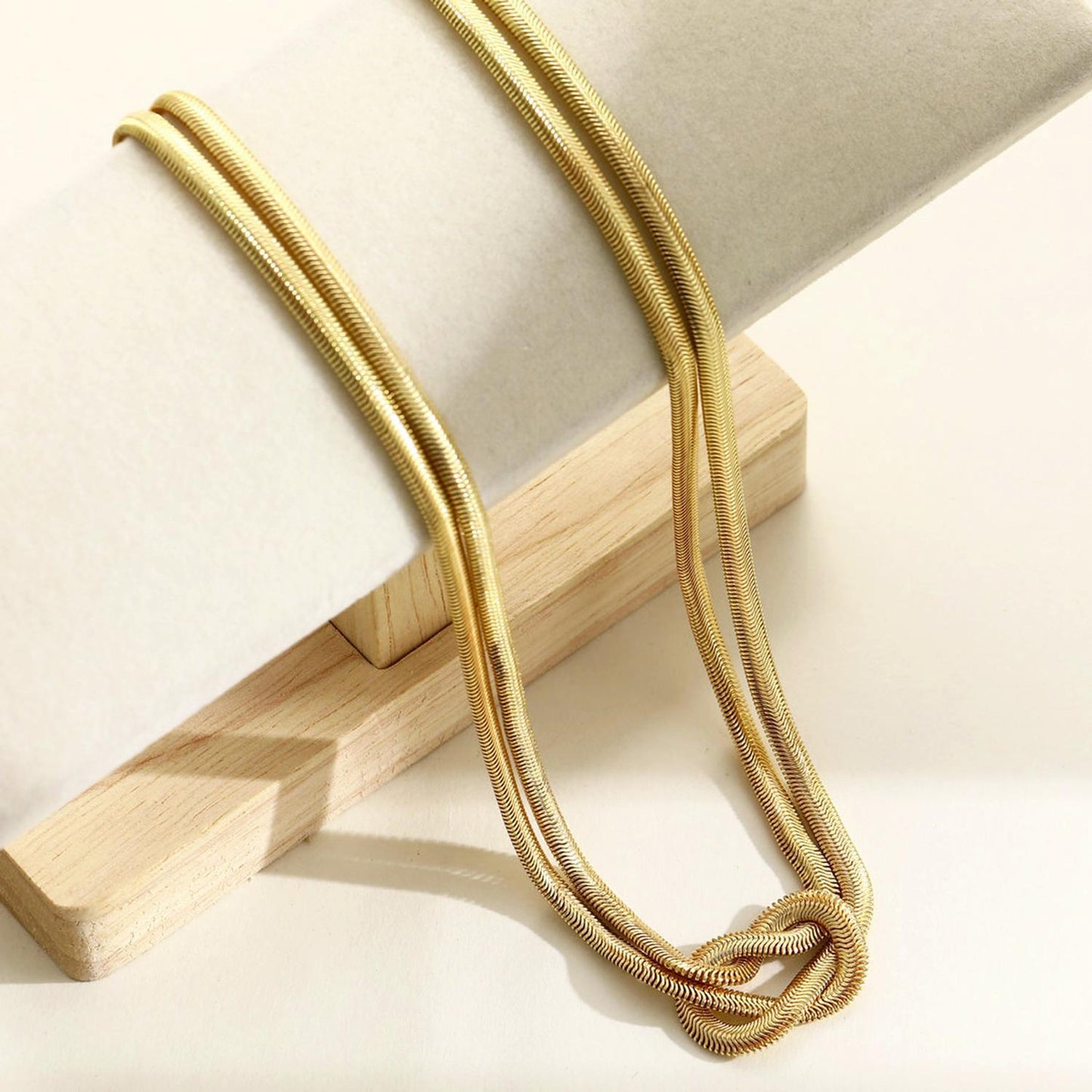 Snake Chain Knot Necklace