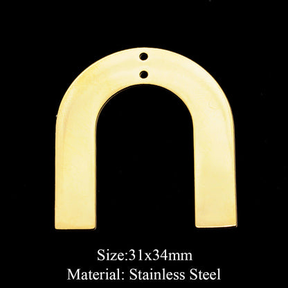 5 pcs/pack, snail bear, moth snake pendant.