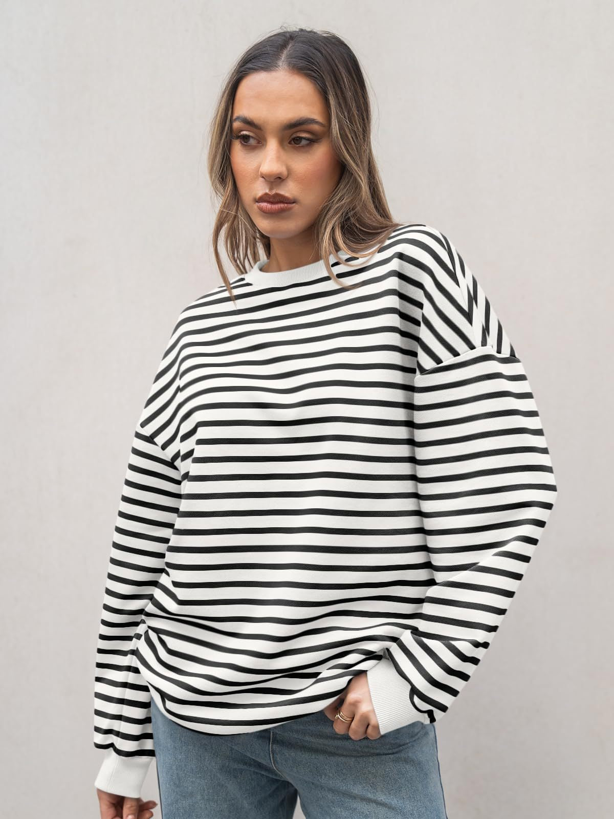 Oversized sweatshirt Y2K sweater