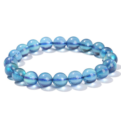 8A Natural Old Mine Devil Green Treasure Aquamarine Bracelet