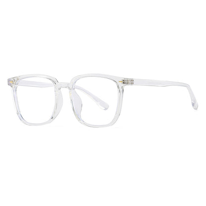 Gafas graduadas cuadradas con montura negra estilo retro 