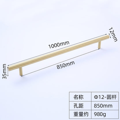 Gold single hole extended handle