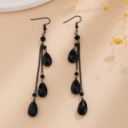 Halloween Ball Diamond Bleeding Earrings