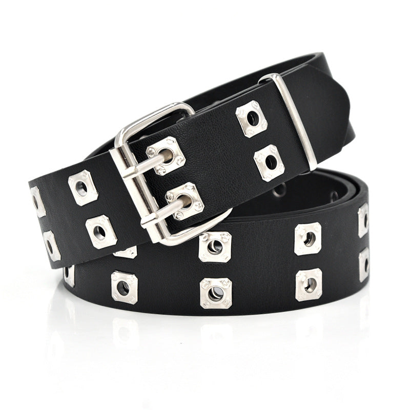 hot sale Punk ladies pin buckle belt
