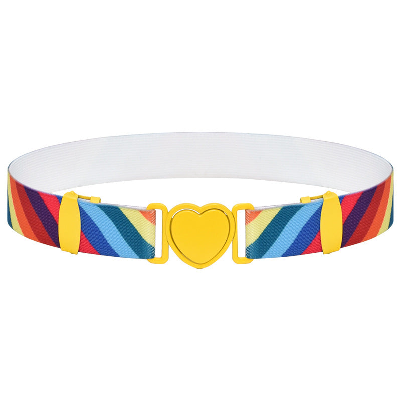 Elastic children's elastic belt