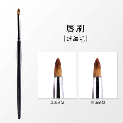 24-Piece Animal Hair Makeup Brush Set