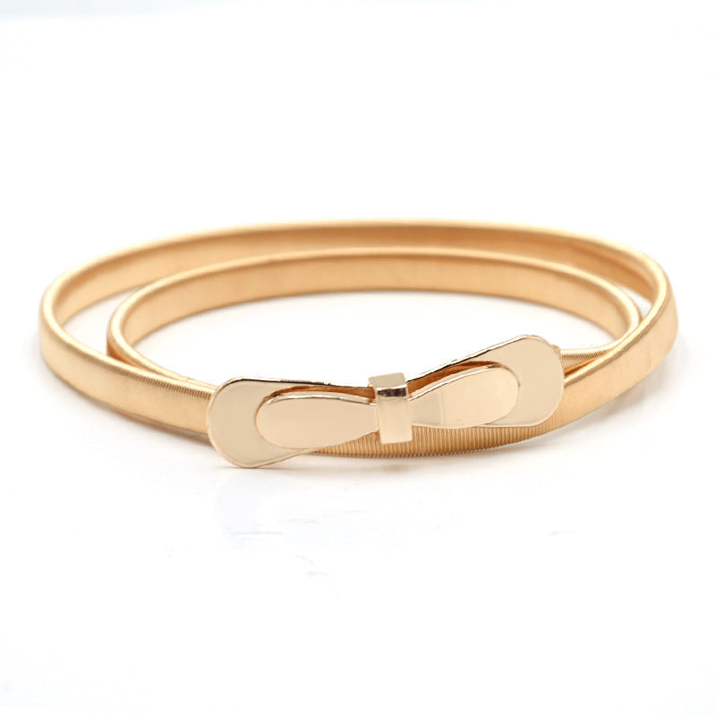 Elastic Metal Belt Gold