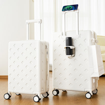 Suitcase 24-inch anti-drop large-capacity trolley case