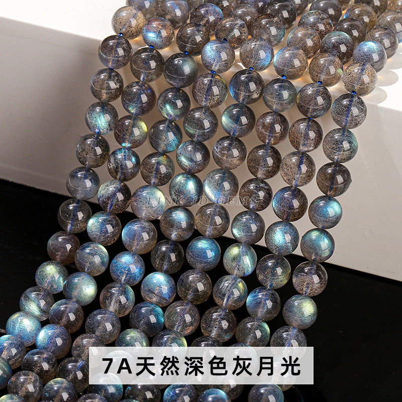 Gray Moonlight Loose Beads DIY Jewelry Accessories Beads