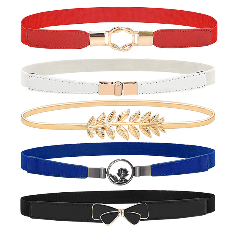 Elastic belt with belt