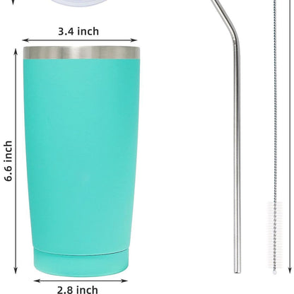 Car Cup Straight Double Layer Travel Cup