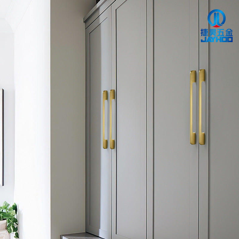 Cabinet door brass handle