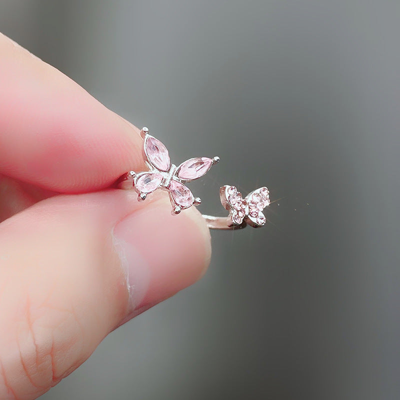 Adjustable Butterfly Ring
