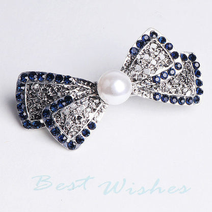 Korean headgear rhinestone large ponytail hairpin