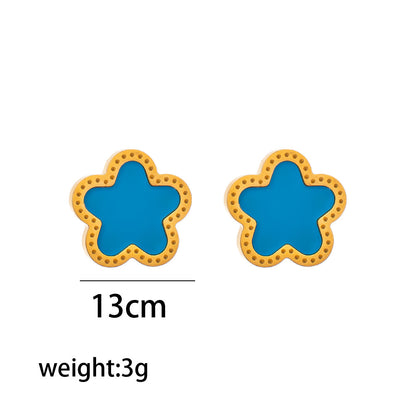 Conjunto de brincos e colar Fashion Blossom 