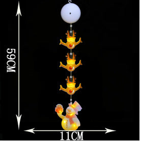 Halloween Christmas Series Suction Cup Lights Ladder Lights
