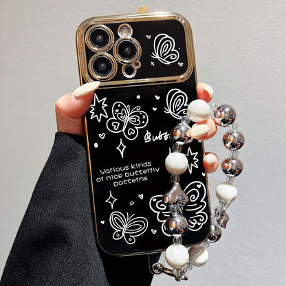Apple 15 Pro Plated Window Butterfly Galaxy iPhone XR/13 Bracelet