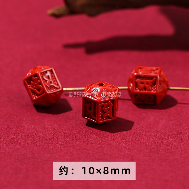 Emperor Sand Carving Accessories Lotus Pixiu Loose Beads