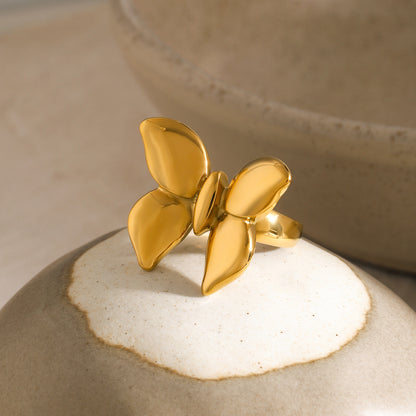 Anillo Mariposa Liso 