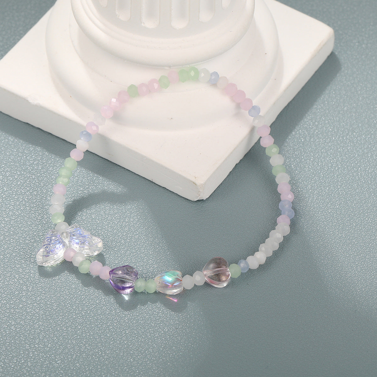Colorful Butterfly Crystal Bracelet