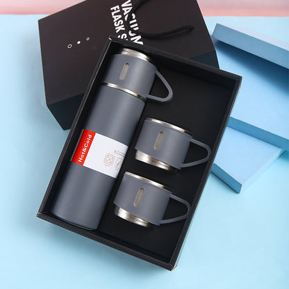 500ML double-layer vacuum outlet thermos cup