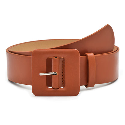 Non-porous square bag buckle belt