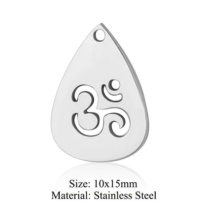 5 pcs/titanium steel accessories Tree of Litfe pendan