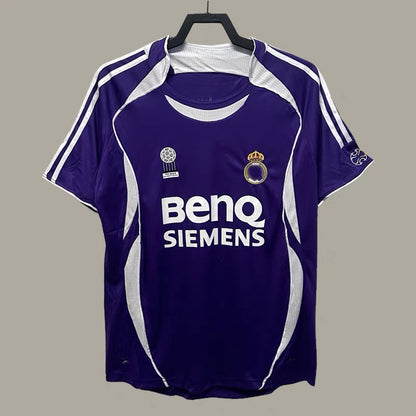 06-07 Real Madrid Retro Local Visitante Ronaldo Beckham Ra¨²l Guti Jersey 