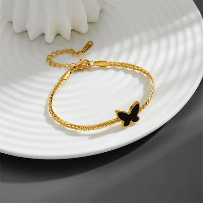 Titanium steel French retro bracelet geometry