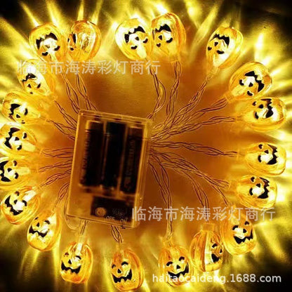 Halloween pendant LED Halloween light string pumpkin light