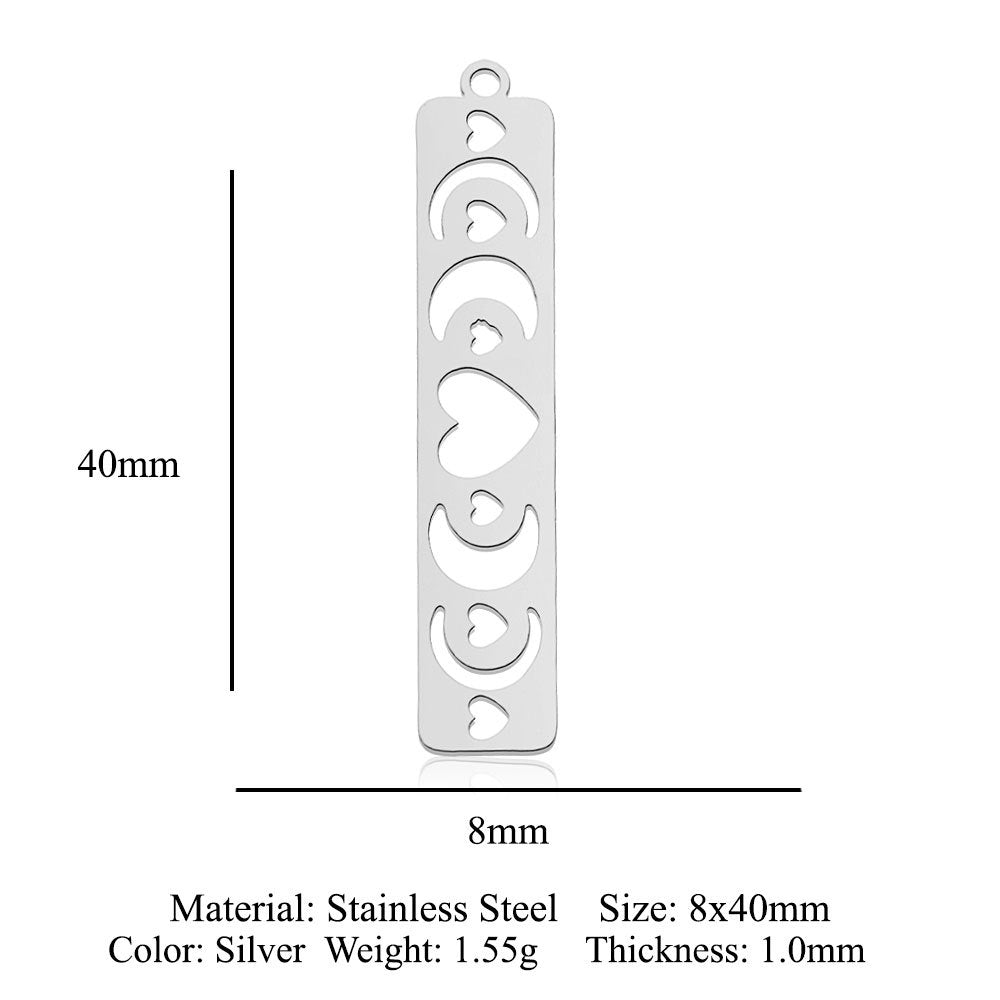 5 pcs/titanium steel pendant with wings angel sun