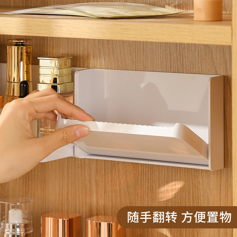 Foldable No-Drill Storage Rack