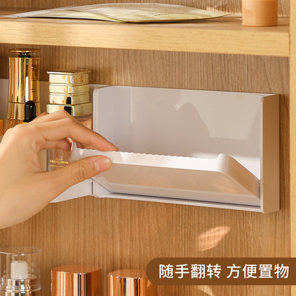 Foldable No-Drill Storage Rack