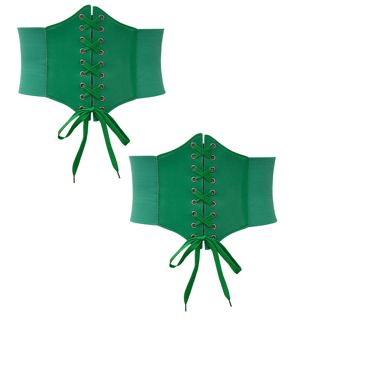 Elastic waist width belt