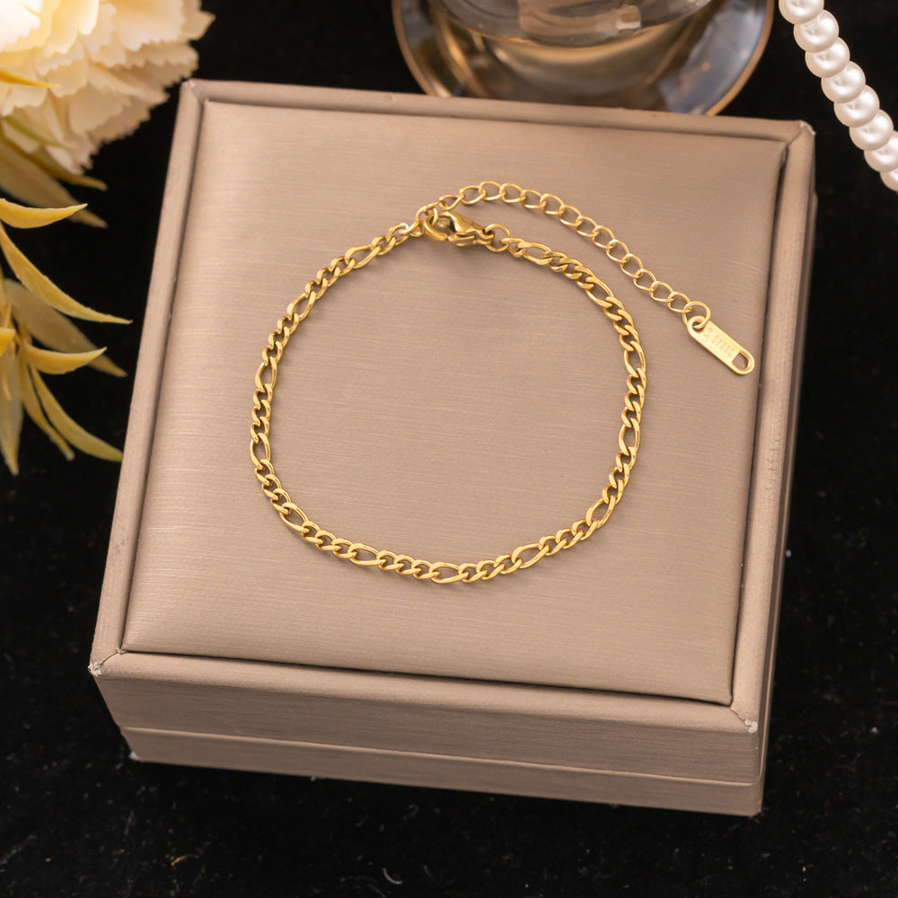 18K Gold Titanium Steel Bracelet